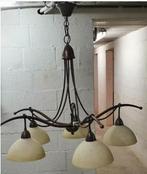 2 MOOIE LUSTERS, Huis en Inrichting, Lampen | Kroonluchters, Ophalen of Verzenden, Zo goed als nieuw, Glas