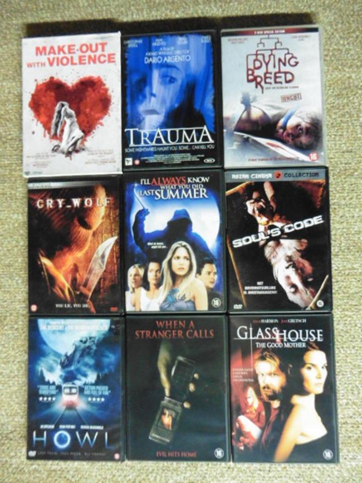 Horror dvd pakket  (9 films)   Superdeal, Cd's en Dvd's, Dvd's | Horror, Zo goed als nieuw, Vanaf 16 jaar, Ophalen of Verzenden