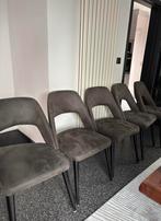 5X Stoelen, Huis en Inrichting, Stoelen, Ophalen, Zo goed als nieuw, Grijs
