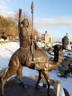 BRONZE SIGNE SUR SOCLE( le cavalier et son dromadaire)., Enlèvement ou Envoi, Bronze