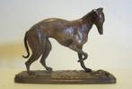 Antieke windhond in brons door Louis Kley, laat 1800, Antiek en Kunst, Verzenden