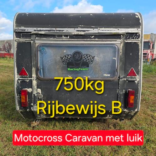Caravan 750kg motocross aanhangwagen trailer motoren remork, Motoren, Overige Motoren, Ophalen