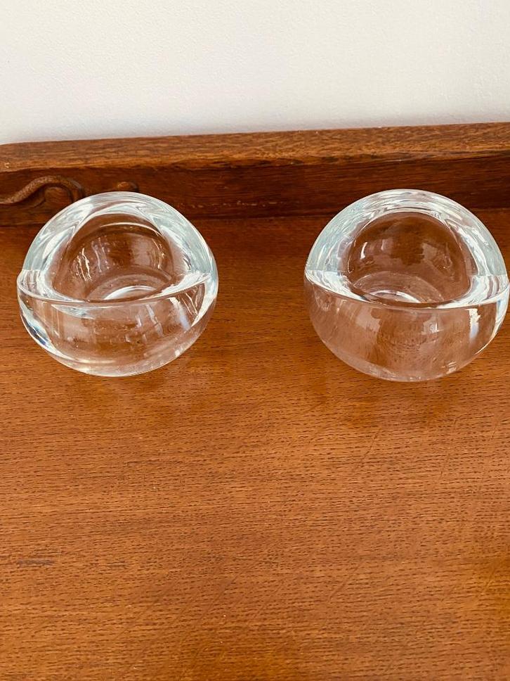 Iittala: twee SILMU kandelaarschalen voor theelichtje, Huis en Inrichting, Woonaccessoires | Kandelaars en Kaarsen, Nieuw, Kandelaar