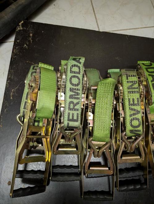 Spanriemen 1x gebruikt zo goed als nieuw, Doe-het-zelf en Bouw, Lieren en Takels, Zo goed als nieuw, Ophalen of Verzenden