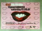 Poster Kiss The Future 13 years La Rocca 2001, Comme neuf, Enlèvement ou Envoi