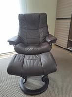 stressless zetel, Huis en Inrichting, Fauteuils, Ophalen, Gebruikt, Hout