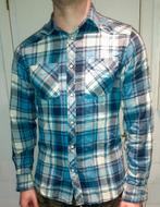 Hemd Heren blauwe ruit met zakken SMOG S Slim Fit, Vêtements | Hommes, Chemises, Envoi, Neuf, Bleu, Tour de cou 38 (S) ou plus petit