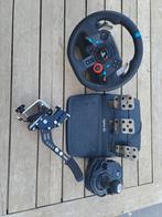 Volant logitech g29 avec levier de vitesse et frein à main., Consoles de jeu & Jeux vidéo, Enlèvement ou Envoi, Comme neuf, Volant ou Pédales