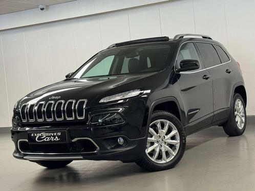 Jeep Cherokee 2.2 MJD 200CV 4WD LIMITED TO PANO CAMERA GPS C, Auto's, Jeep, Bedrijf, Te koop, Cherokee, 4x4, ABS, Achteruitrijcamera