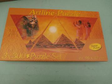 artline puzzel "egypte"-3 x 300 stuks 