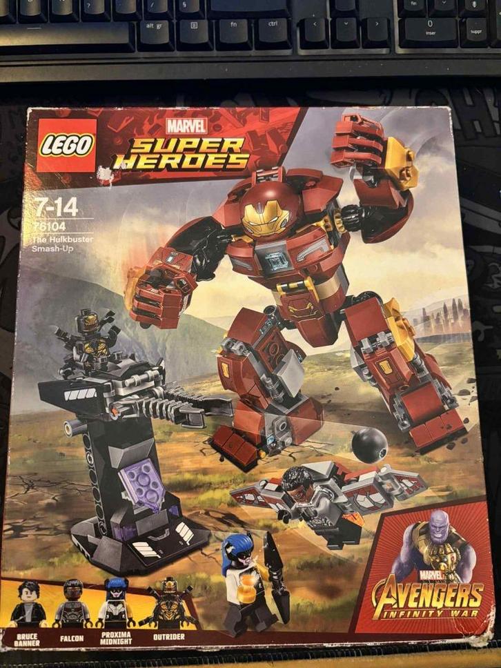 LEGO The Hulkbuster 76104, Kinderen en Baby's, Speelgoed | Duplo en Lego, Gebruikt, Lego, Complete set, Ophalen of Verzenden