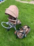 Kinderwagen en autozitje STOKKE XPLORY, Overige merken, Kinderwagen, Ophalen of Verzenden, Verstelbare duwstang