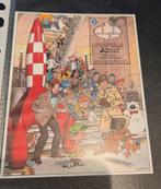 Belgisch stripcentrum postzegel..4 vellen..ophalen oppuurs, Ophalen