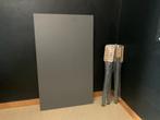 Bureau / Table IKEA 100x60cm gris foncé, Gebruikt, Ophalen, Bureau