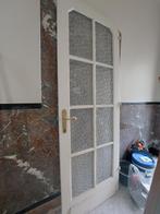 Deur met figuurglas, Ophalen, Gebruikt, 80 tot 100 cm, 215 cm of meer