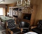 wandmeubel in vol hout, Huis en Inrichting, Ophalen, Eikenhout, 300 cm of meer, Zo goed als nieuw