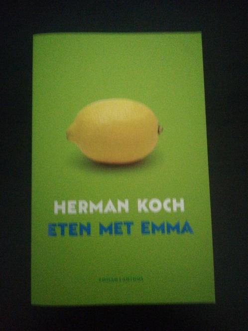 Herman Koch - Eten met Emma, Livres, Littérature, Comme neuf, Enlèvement ou Envoi
