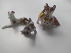 3 miniatuur porseleinen hondjes, Verzamelen, Ophalen of Verzenden