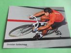 wielerkaart 1985 team blacky  christian goldschagg signe, Utilisé, Envoi
