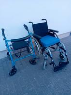 Onberispelijke rolstoel en rollator met remmen de t, Diversen, Rolstoelen, Ophalen, Zo goed als nieuw