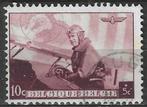 Belgie 1930 - Yvert/OBP 466 - Leopold III - Vliegenier (ST), Verzenden, Gestempeld, Gestempeld, Koninklijk huis