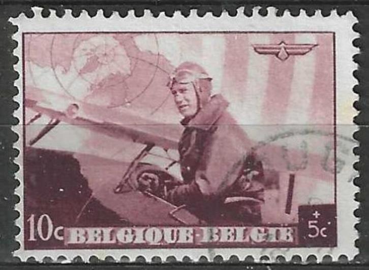 Belgie 1930 - Yvert/OBP 466 - Leopold III - Vliegenier (ST), Postzegels en Munten, Postzegels | Europa | België, Gestempeld, Koninklijk huis