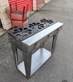 3-pits Horeca gasfornuis/ Inox tafelmodel, Ophalen, Gebruikt, Fornuis, Frituur en Grillen