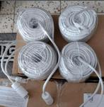 4 RJ45-kabels voor camera's en netwerken nieuw lengte: 12 m, Nieuw, Ophalen of Verzenden