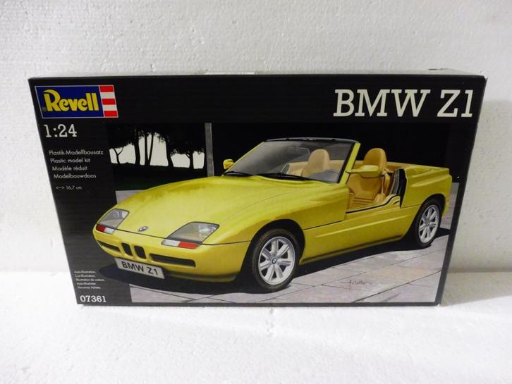 1:24 Revell 07361 BMW Z1 Cabriolet plastic bouwkit, Hobby en Vrije tijd, Modelbouw | Auto's en Voertuigen, Zo goed als nieuw, Auto
