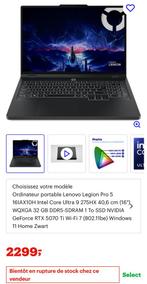 Lenovo Legion Pro 5, Neuf, 32 GB, 16 pouces, 4 Ghz ou plus
