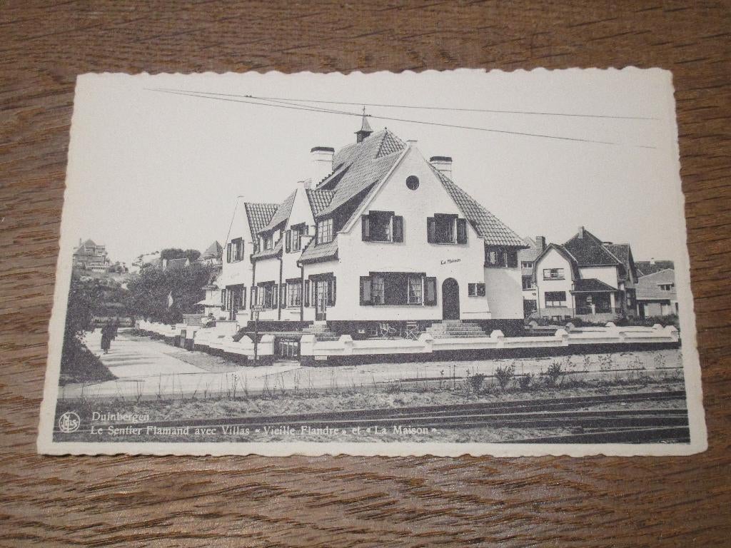 POSTKAART DUINBERGEN SENTIER FLAMAND VILLAS, Ophalen of Verzenden, Ongelopen, West-Vlaanderen