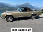 Mercedes 280 SL 1971 | Route 66 auctions, Auto's, Cabriolet, Beige, Mercedes-Benz, Bedrijf