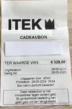 Itek Cadeaubon, Ophalen of Verzenden