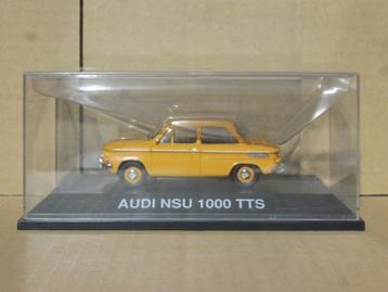 1:43 Schuco Audi NSU 1000 TTS oranje (geen doosje) beschikbaar voor biedingen