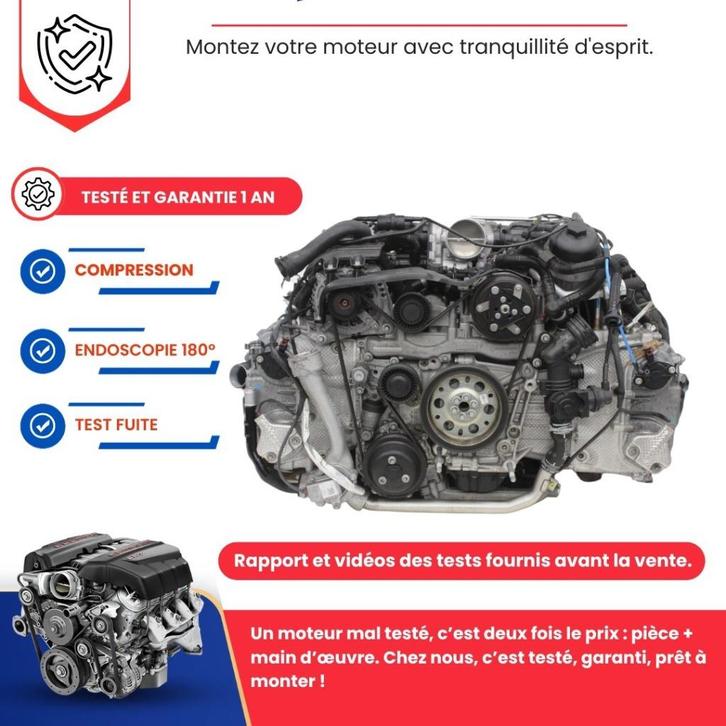 Complete motor Porsche 911 991 Carrera s 3.0 420pk dch, Auto-onderdelen, Motor en Toebehoren, Porsche, Nieuw, Ophalen of Verzenden