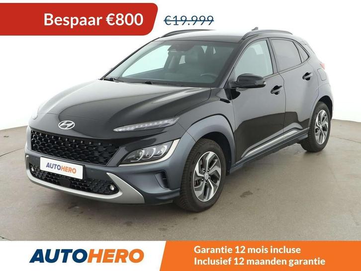 Hyundai KONA 1.6 Hybrid Style 2WD (bj 2022, automaat), Auto's, Hyundai, Te koop, Kona, ABS, Achteruitrijcamera, Adaptive Cruise Control