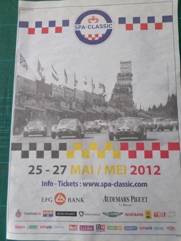 Spa Classic 2012 - publicité papier - 2012