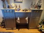 Kast met kleine laden 120 cm hoog. 190 cm breed. 40cm diep, Enlèvement