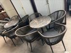 Terras Tafels + 8 Stoelen Nieuwstaat !, Zakelijke goederen, Ophalen