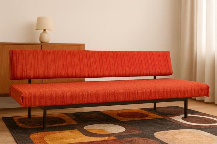 Martin Visser (Spectrum) slaapbank vintage, Huis en Inrichting, Slaapkamer | Slaapbanken, Gebruikt, Overige maten, 190 cm of minder