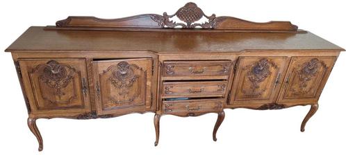 Franse eikenhouten buffetkast, Huis en Inrichting, Kasten | Dressoirs, Ophalen