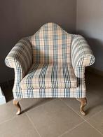 Klassieke mooie makkelijk fauteuil, Huis en Inrichting, Ophalen, Gebruikt, Stof, Klassiek met moderne stof