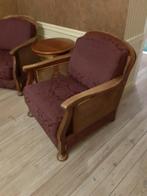 Jugendstil perelaar hout  2 stuks, Ophalen