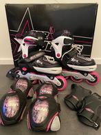 Rolschaatsen Pulsar SFR + beschermingsset, Ophalen, Verstelbaar, Zo goed als nieuw, Kinderen
