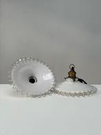 Witte opaline antieke hanglampen, Ophalen of Verzenden