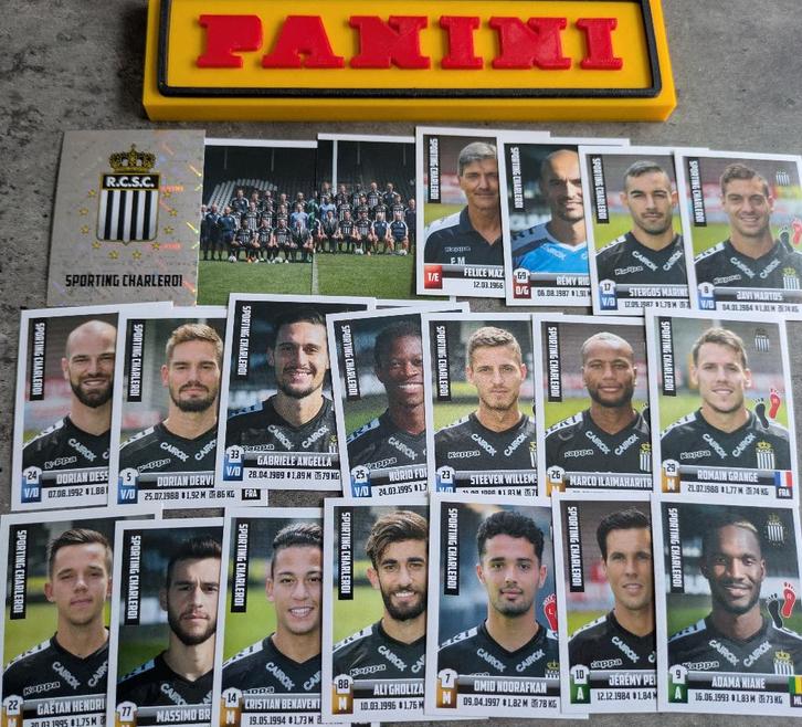 AUTOCOLLANTS PANINI FOOTBALL 2018/19 X SP.CHARLEROI FOOT, Hobby & Loisirs créatifs, Autocollants & Images, Neuf, Enlèvement ou Envoi