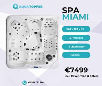 Jacuzzi - Spa Miami 5 pers. 141 jets! - Beste prijs in NL!