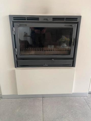 Inbouwhaard barbas, Huis en Inrichting, Ophalen, Gebruikt, Inbouwhaard, Houthaard
