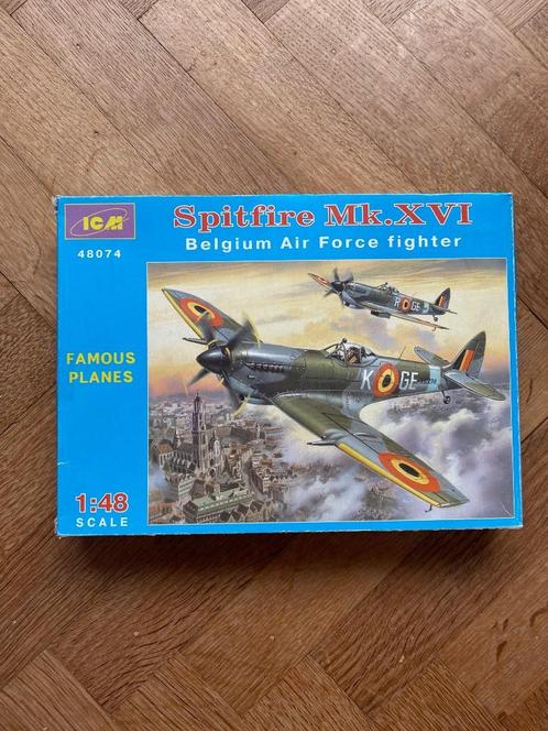 SPITFIRE MK. XVI - BELGIAN AIR FORCE - 1/48, Hobby & Loisirs créatifs, Modélisme | Avions & Hélicoptères, Neuf, Avion, Plus grand que 1:72