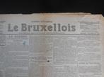 'Le Bruxellois' vendredi 8 novembre 1918, Enlèvement ou Envoi, Avant 1920, Journal